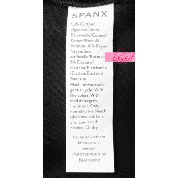 Spanx Polished Kick Flare Classic Black Ponte High-Rise Waist Trousers Slacks 2X - Picture 12 of 13